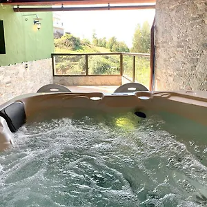 Encantadora Casa Rural En Moya Con Jacuzzi Y Barbacoa Сasa de vacaciones